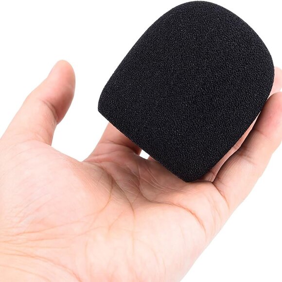 5 Pack Foam Mic Cover Handheld Microphone Windscreen 5 Pack - Picture 4 of 6